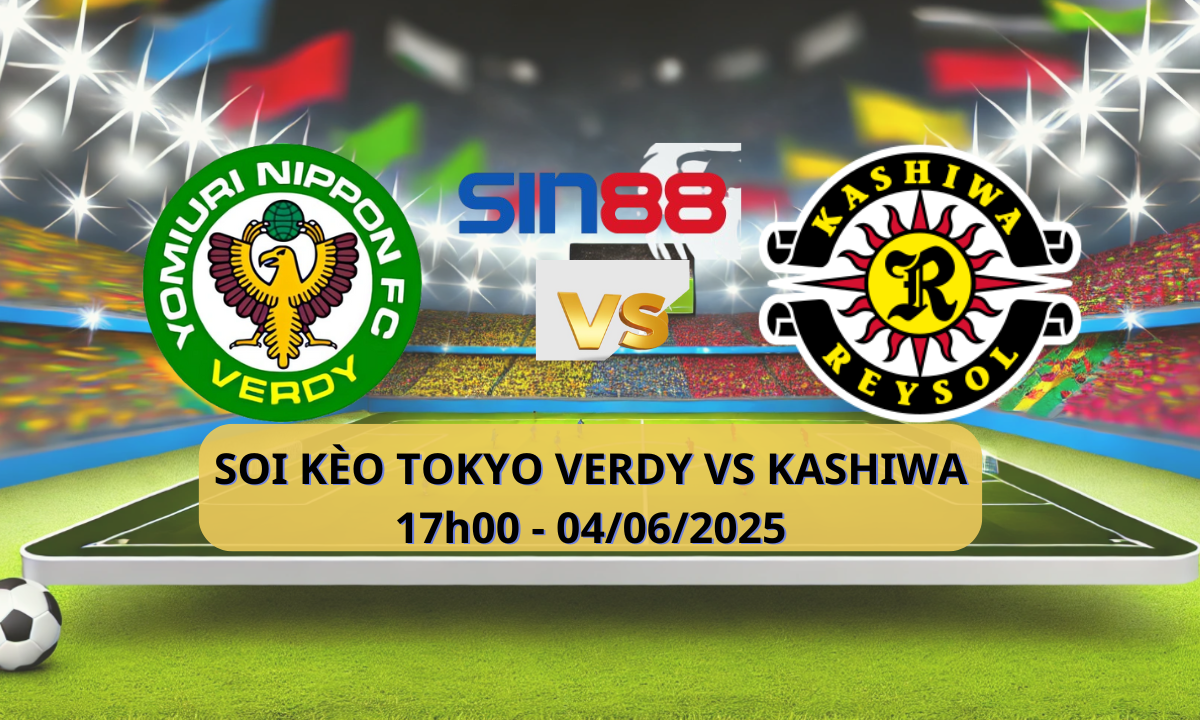 Áp phích trận đấu eSports Verdy chạm trán Kashiwa